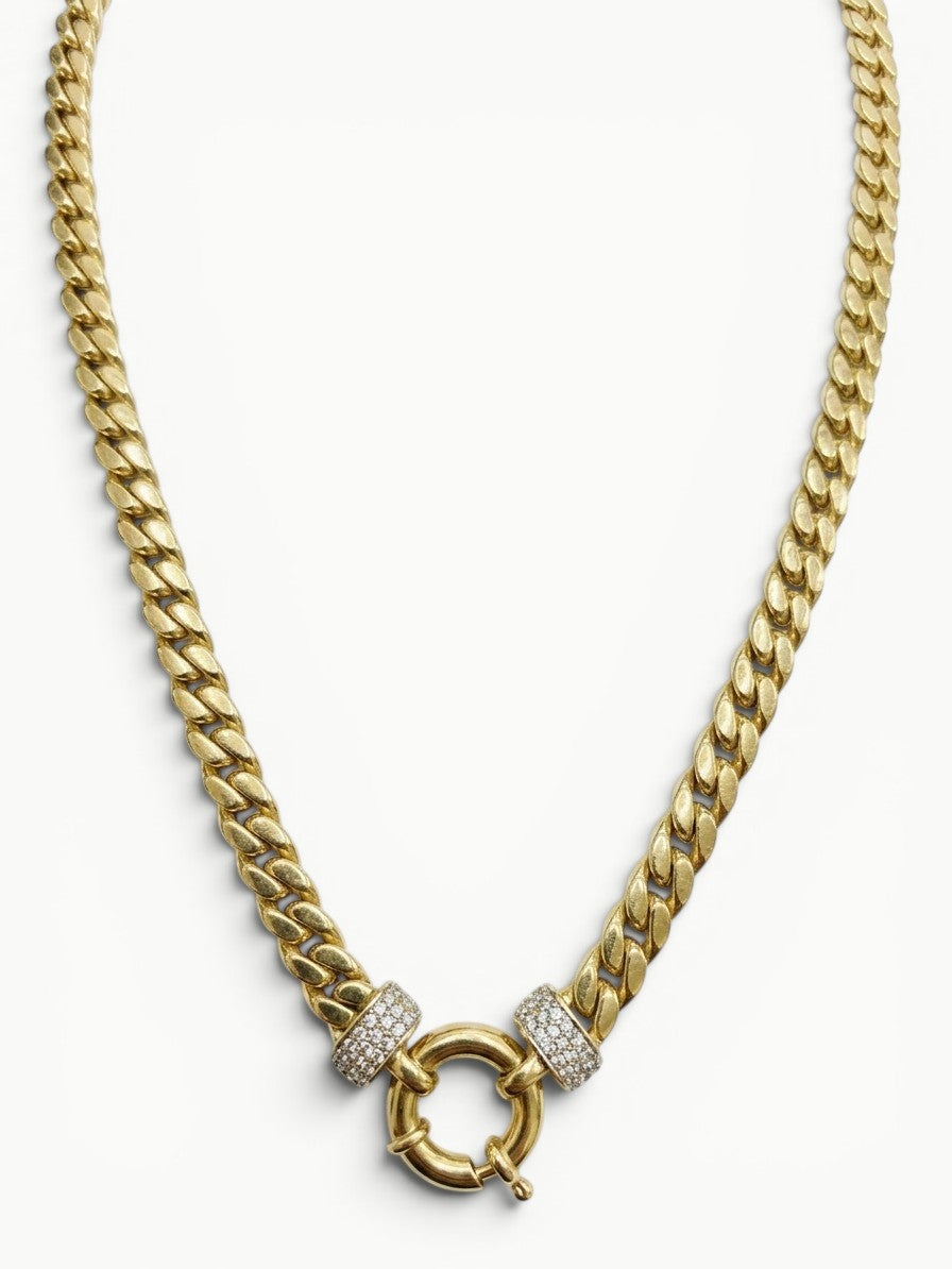 Goldkette Panzerkette 585 – 14 Karat | 45 cm